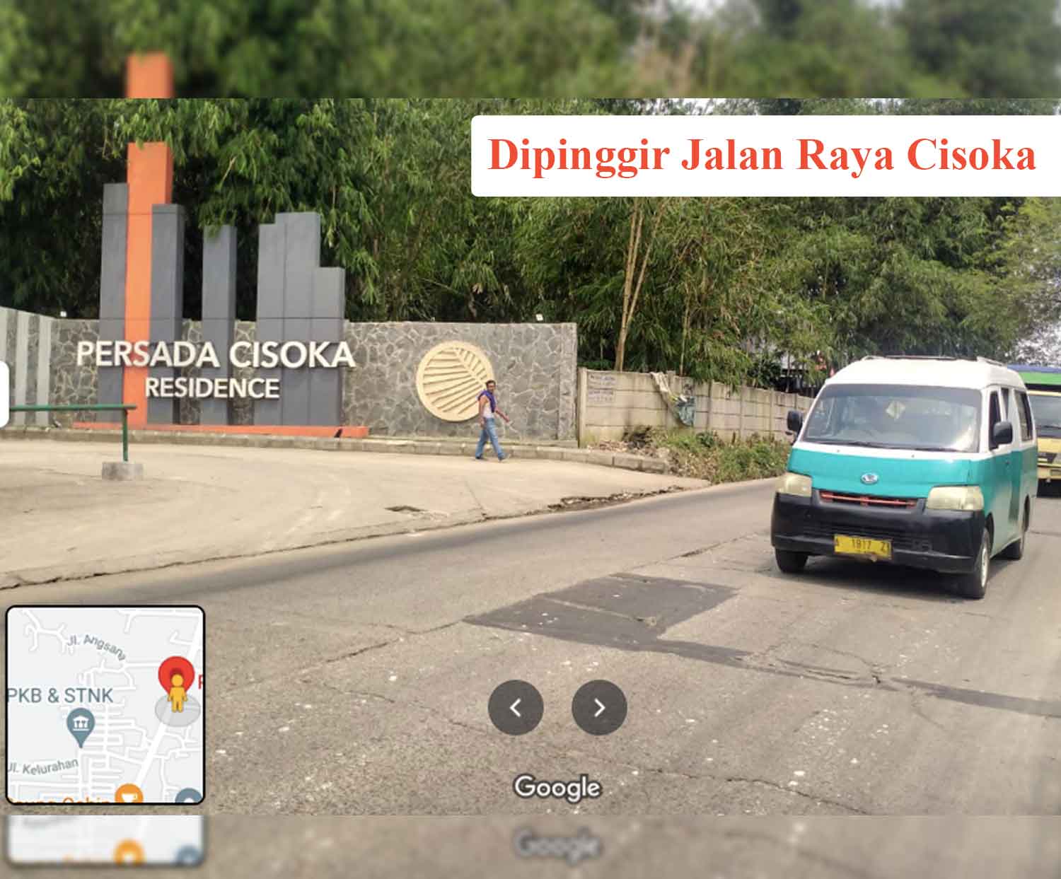 rumah pinggir jalan raya cisoka.